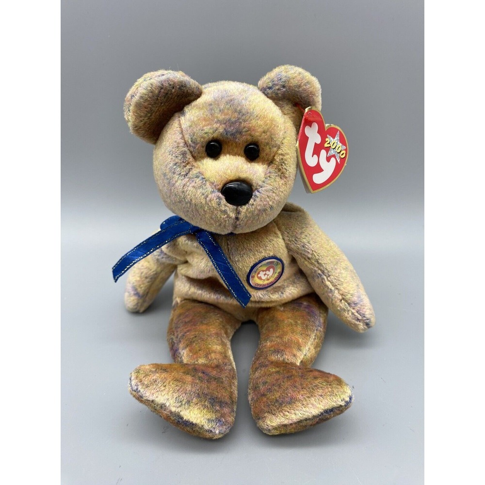 2000 TY‎ Beanie Baby - CLUBBY III the Bear! June 30 Birthday